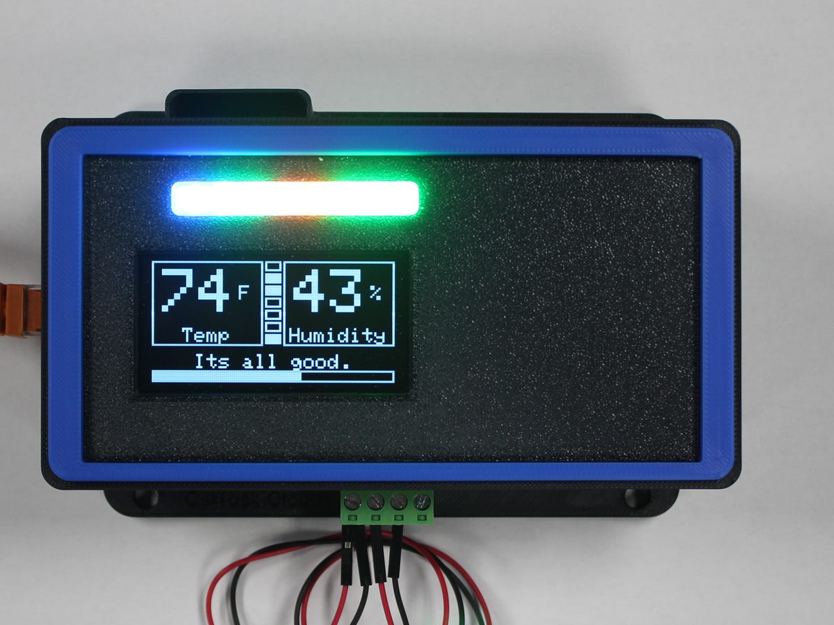 WaterBug setup with leak detectors connected